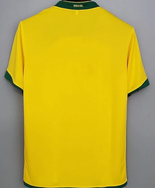Camiseta de fútbol retro de Brasil 2006 local