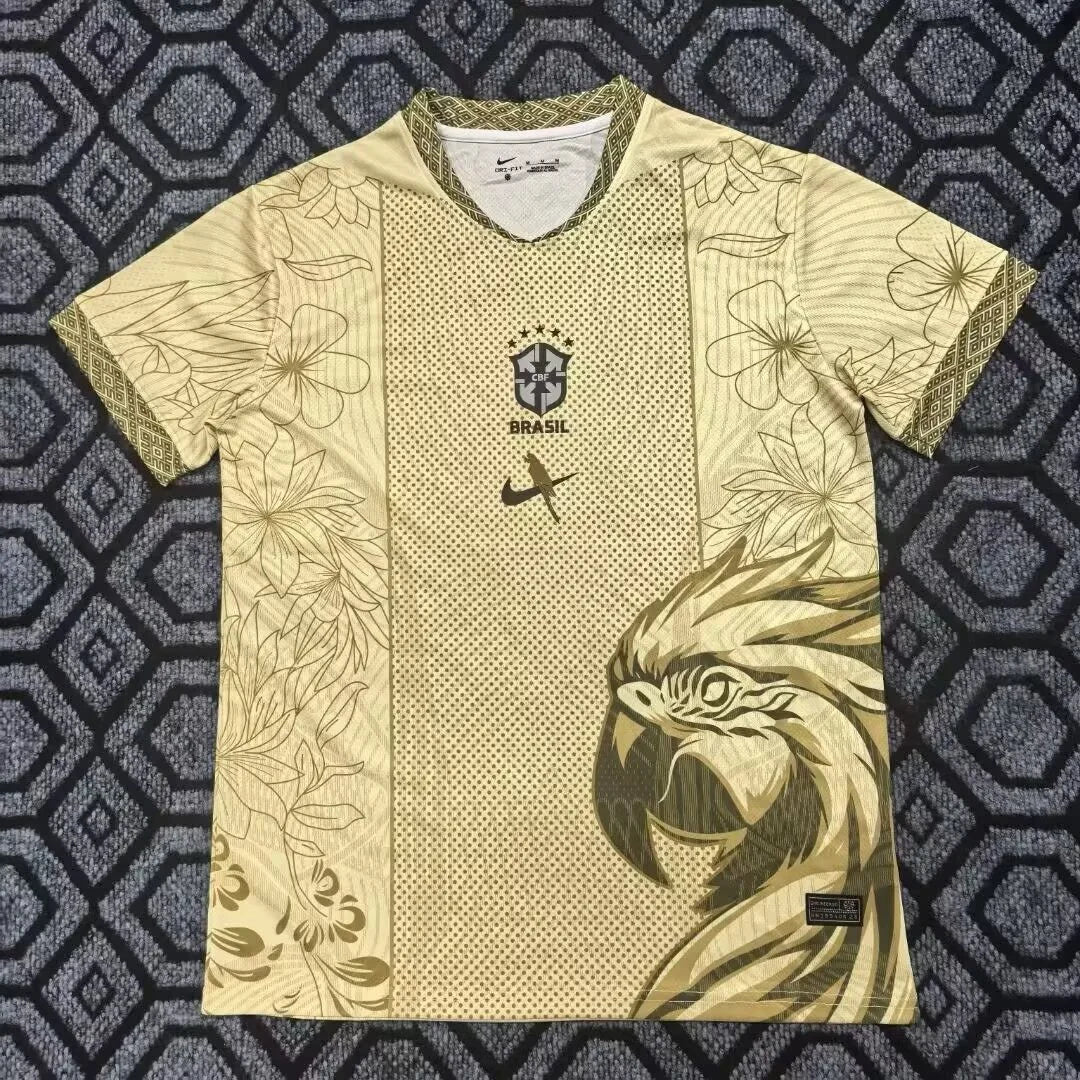 Camiseta de fútbol Brasil Edición Limitada Águila Dorada