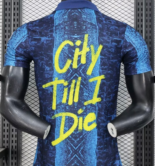 Camiseta de fútbol retro del Manchester City 2025/2026