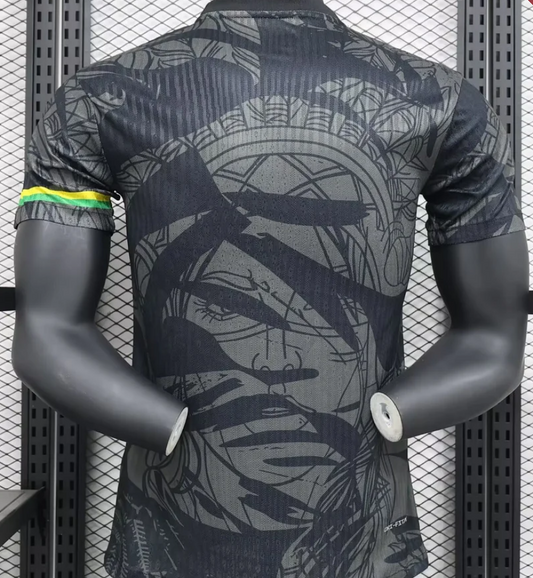 Camiseta de fútbol Edición Especial Negra Brasil 2024
