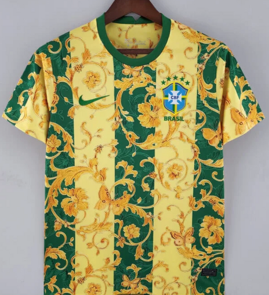 Brazil 2022 Special Edition Yellow Football Jersey