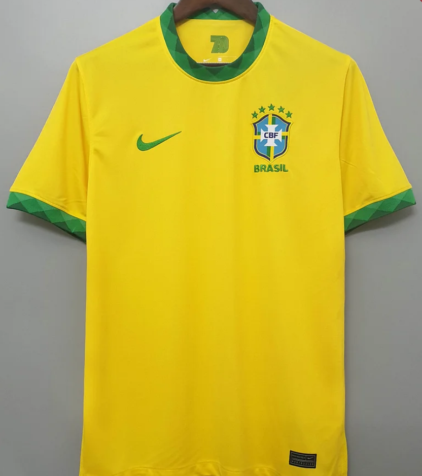 Brazil 2020 Home Football Jersey
