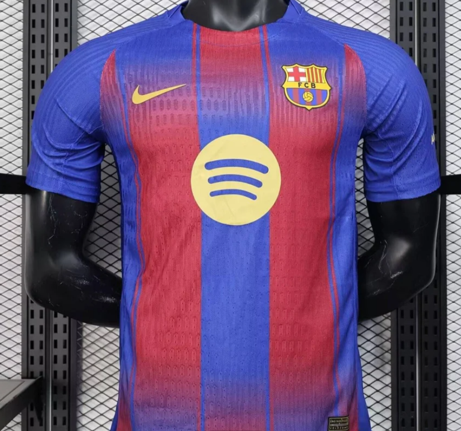 Barca 2025/2026 Player Version Home Football Shirt