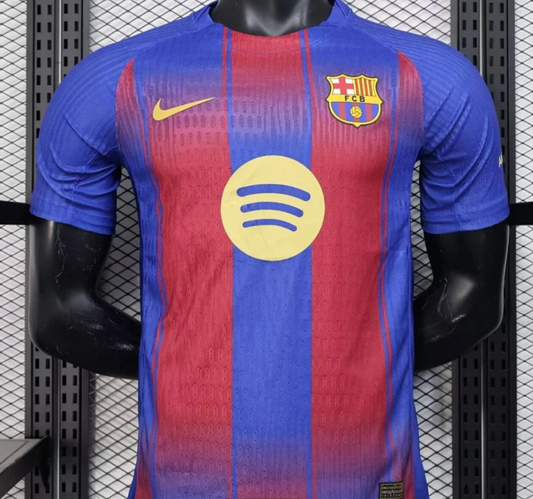 Barca 2025/2026 Player Version Home Football Shirt