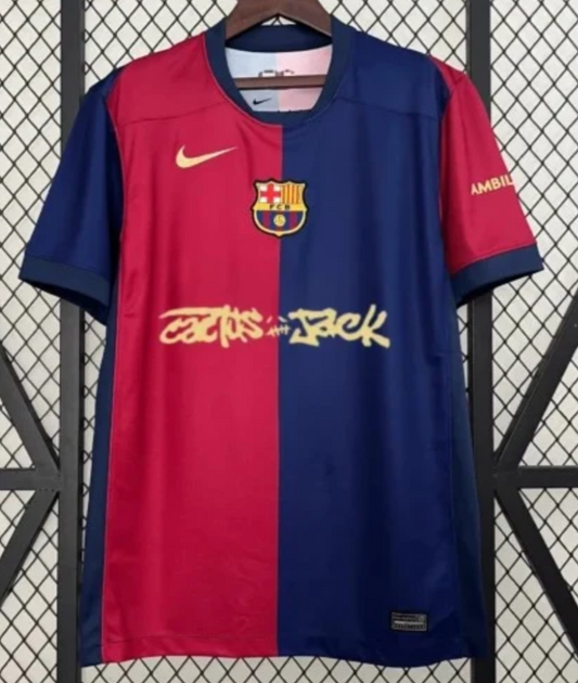 2024/2025 Barcelona Cockroach Travis Scott Collaboration Football Jersey