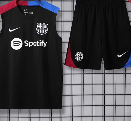 Barcelona 2024/2025 pre-match training jersey and shorts