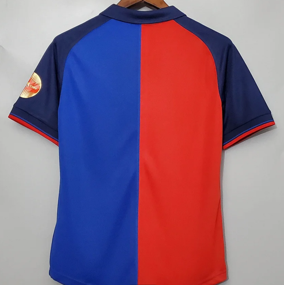 Barcelona 100th Anniversary Retro Home Football Shirt