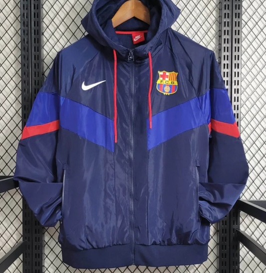 Barca 2023/2024 Blue Windbreaker Jersey