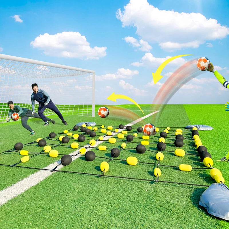 Matériel d'entraînement de football Articles d'entraînement de gardien de but de football Chaîne de rebond Réaction sensible Entraînement au coup de pied arrêté