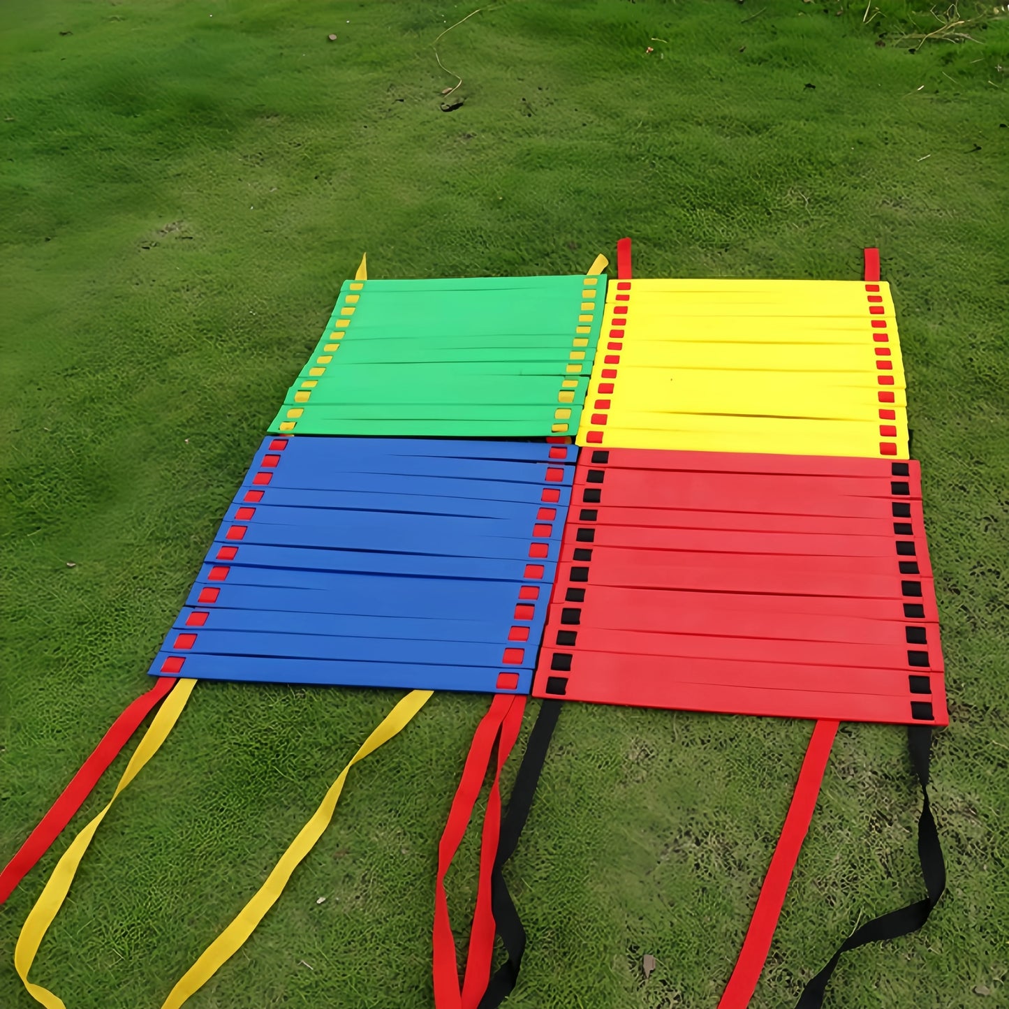 Set de entrenamiento de agilidad para fútbol y baloncesto con escaleras de agilidad blandas, cuerda de velocidad - Incluye bolsa de almacenamiento