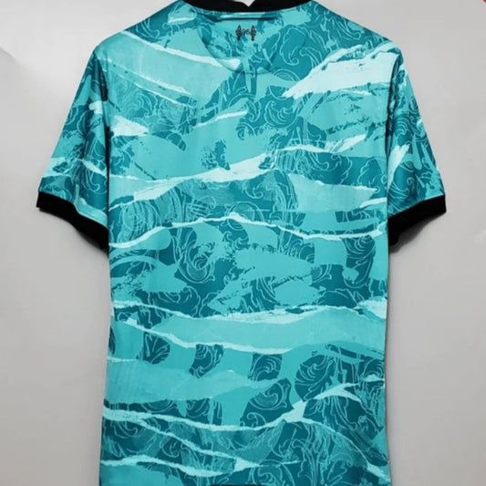 Camiseta retro de fútbol visitante del Liverpool 2020/2021