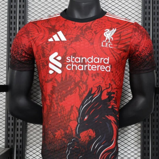 Red Football Jersey Special Edition Liverpool 2024/2025