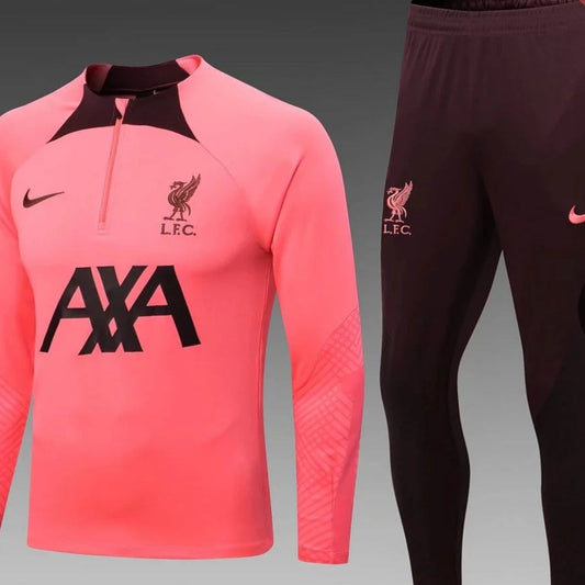 Liverpool training jersey 2022/2023 pink, mid-length cut