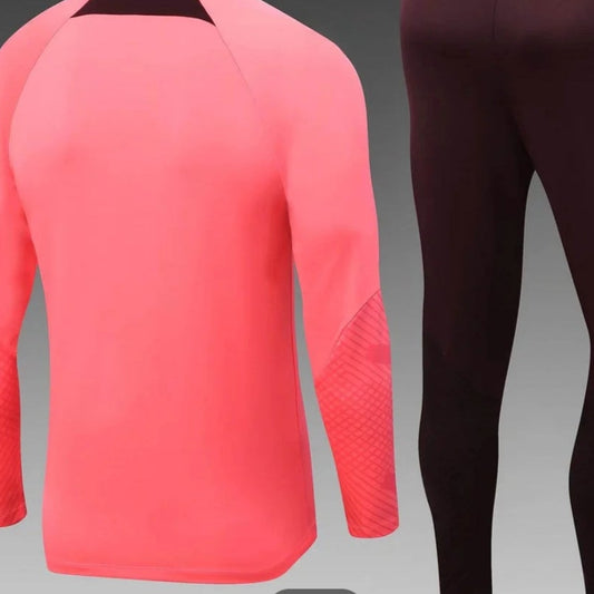 Camiseta de entrenamiento Liverpool 2022/2023 rosa, corte a media altura