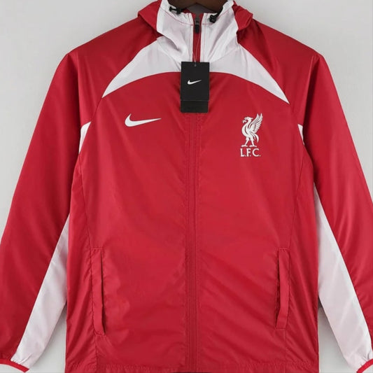 Liverpool windbreaker 2022 red and white