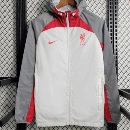 Liverpool Windbreaker 2023/2024 White and Gray