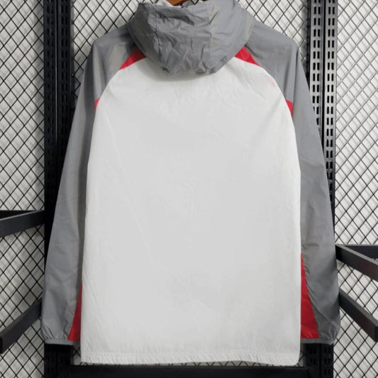 Cortavientos Liverpool 2023/2024 Blanco y Gris