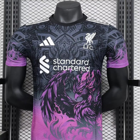 Liverpool Football Jersey Special Edition 2024/2025 Black and Purple