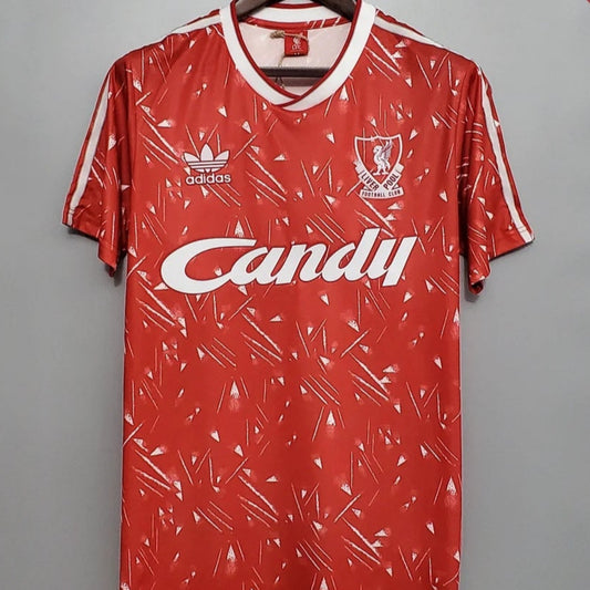 Retro Liverpool Football Jersey 1989/1990 Home
