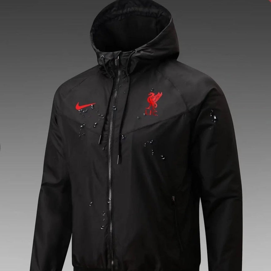 Liverpool Black Windbreaker Football Jersey 2024/2025