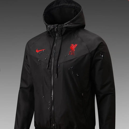 Liverpool Black Windbreaker Football Jersey 2024/2025