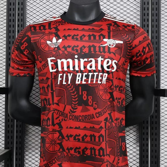 2024/2025 Arsenal Football Shirt Special Edition Black-Red