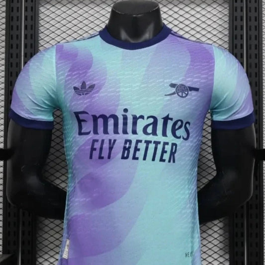 2024/2025 Arsenal Third Away Football Shirt + Third Away Football Long Sleeves