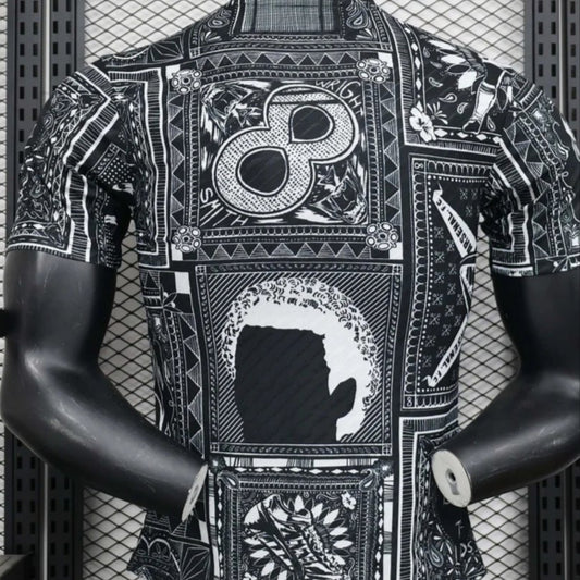 Camiseta de fútbol del Arsenal 2024/2025 Negra Prepartido