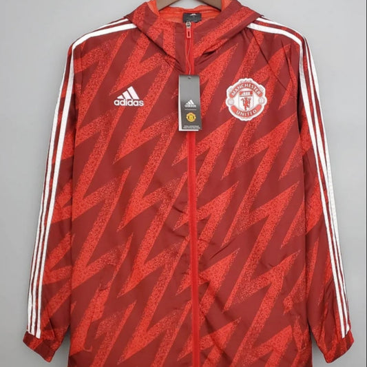 2021/2022 Manchester United Red Windbreaker