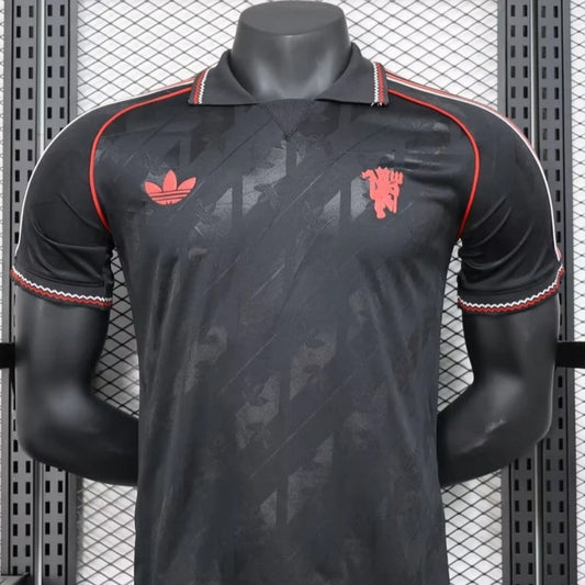 2024/2025 Manchester United Black Retro Football Shirt