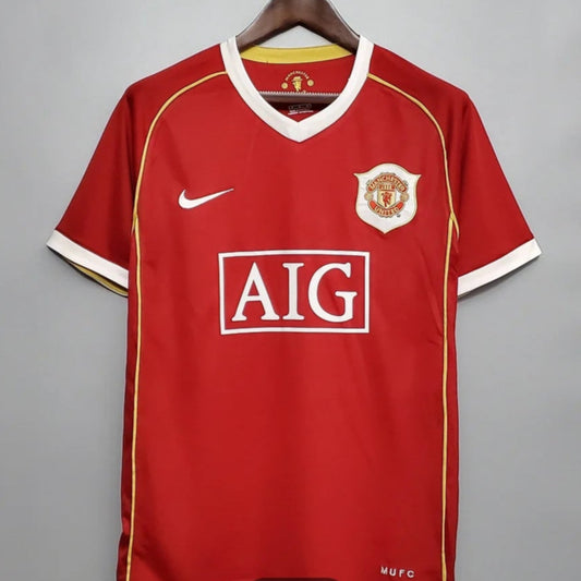 2006/2007 Manchester United Retro Home Football Shirt