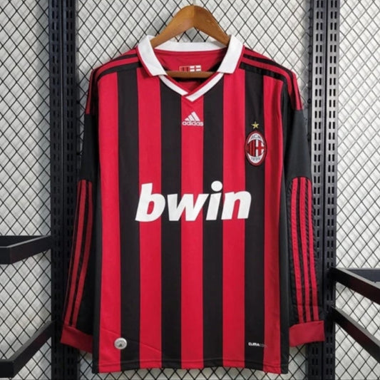 2009/2010 AC Milan Home Retro Long Sleeve