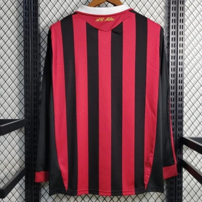 2009/2010 AC Milan Home Retro Long Sleeve
