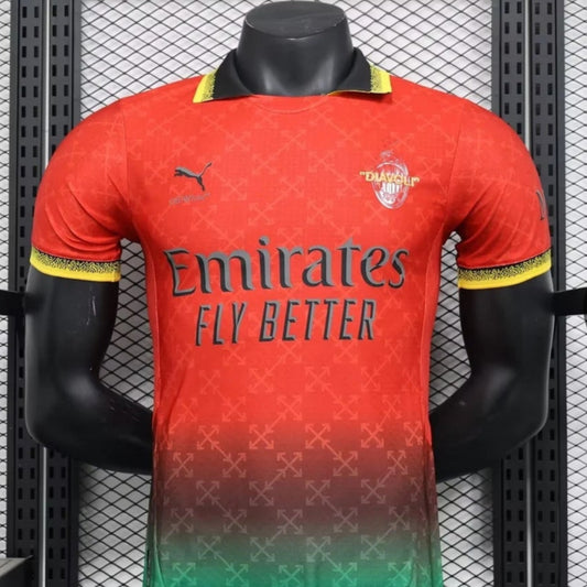 2025/2026 AC Milan Special Edition Red Football Shirt