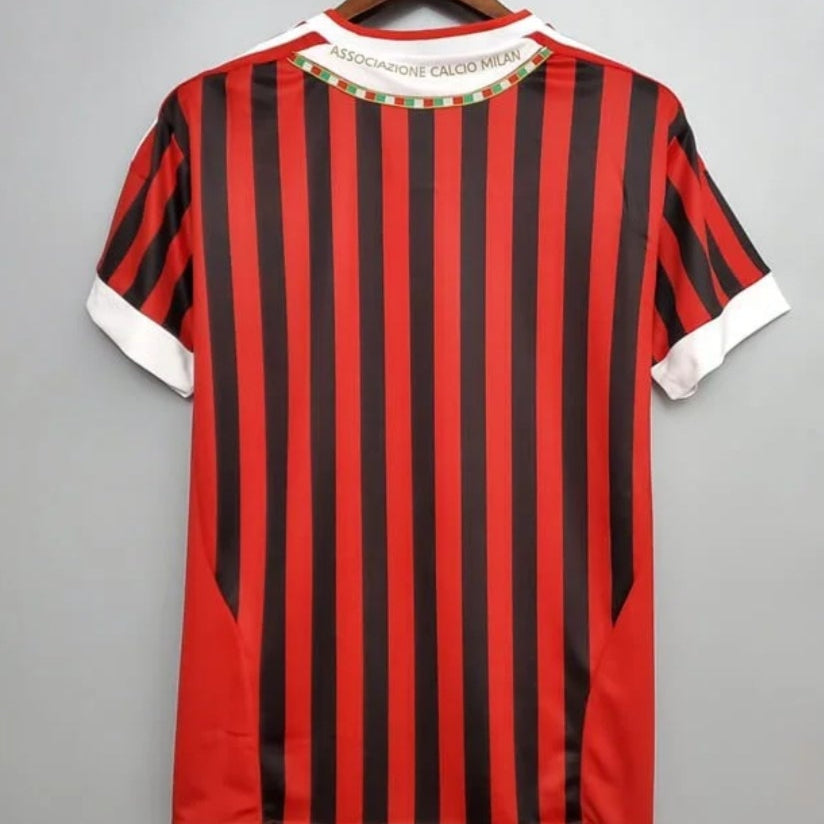 2011/2012 Retro AC Milan Home Football Shirt
