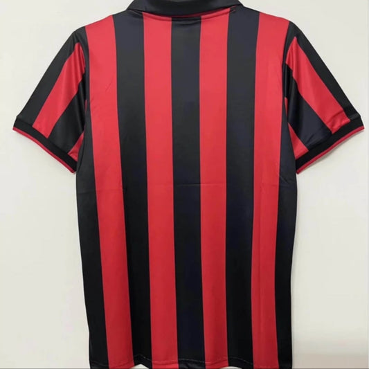 Camiseta retro de fútbol de local del AC Milan 1990/1991