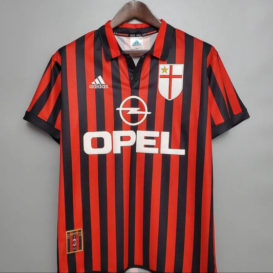 1999/2000 Retro AC Milan Home Football Shirt