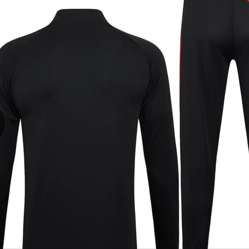 2023/2024 AC Milan Red Half-Pull Training Suit