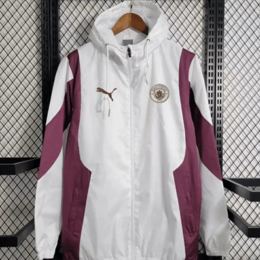 2023/2024 Manchester City White Windbreaker