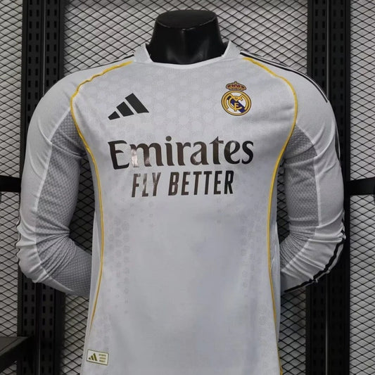 2025/2026 Real Madrid Home Long Sleeve