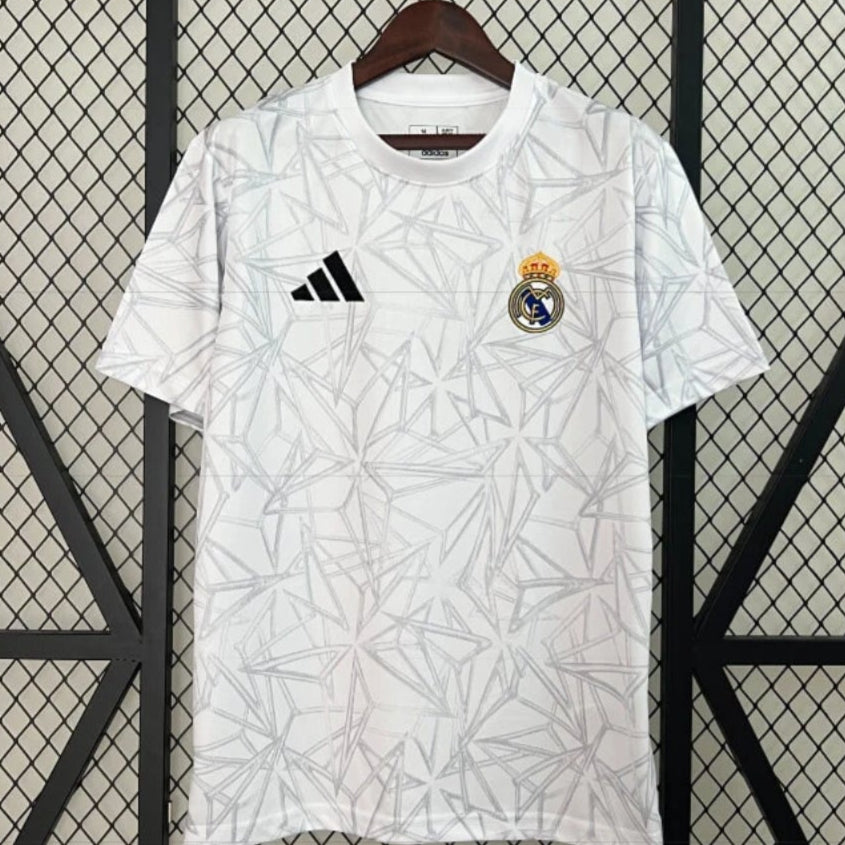 2024/2025 Real Madrid Pre-Match Training Football Shirt