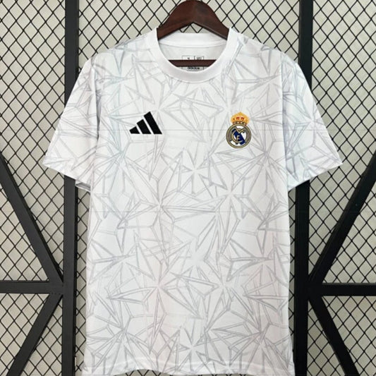 2024/2025 Real Madrid Pre-Match Training Football Shirt