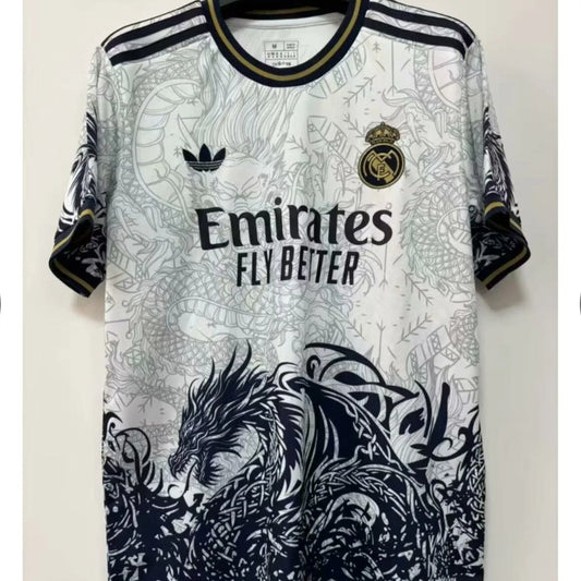 2025/2026 Real Madrid Black Dragon Special Edition Football Shirt