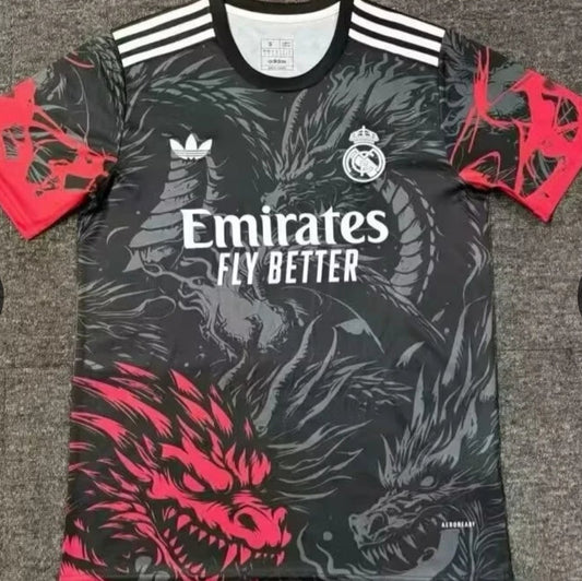 2024/2025 Real Madrid Special Red Dragon Football Shirt