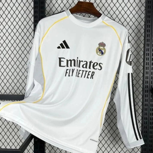 2025/2026 Real Madrid Home Long Sleeve