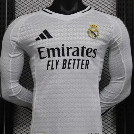 2024/2025 Real Madrid Home Long Sleeve