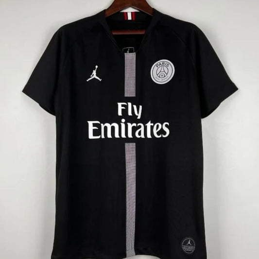 2018/2019 PSG Black Retro Football Shirt