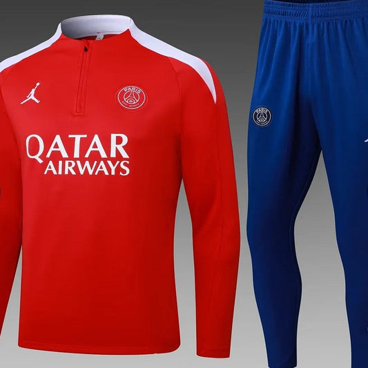 2025/2026 PSG Red Half-Pull Training Suit