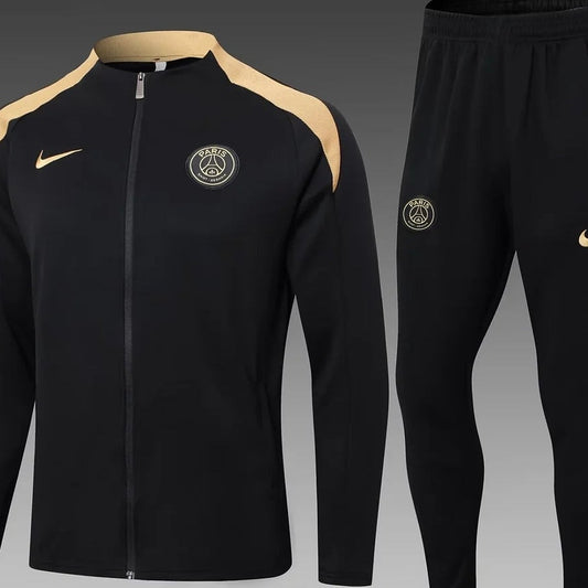 2024/2025 PSG Black Long Zipped Jacket