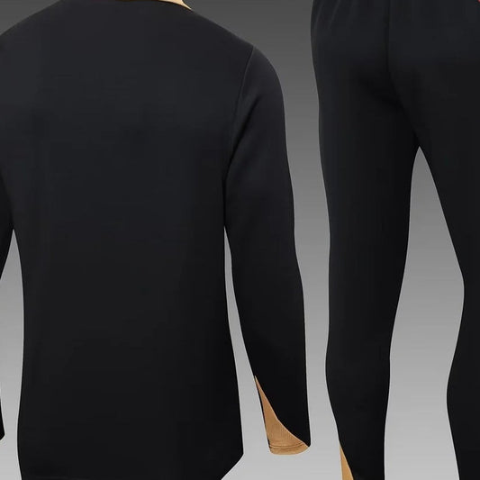 Chaqueta larga negra con cremallera PSG 2024/2025